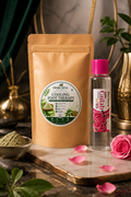 Dhrusiya Naturals Cooling Foot Therapy with Pure Gulab Jal – Herbal Foot Care for Refreshing & Soothing Comfort